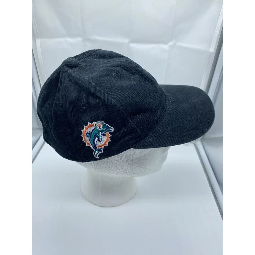 Miami Dolphins Black Youth Cap Hat Snap-back NFL AFC East Annco 2000's